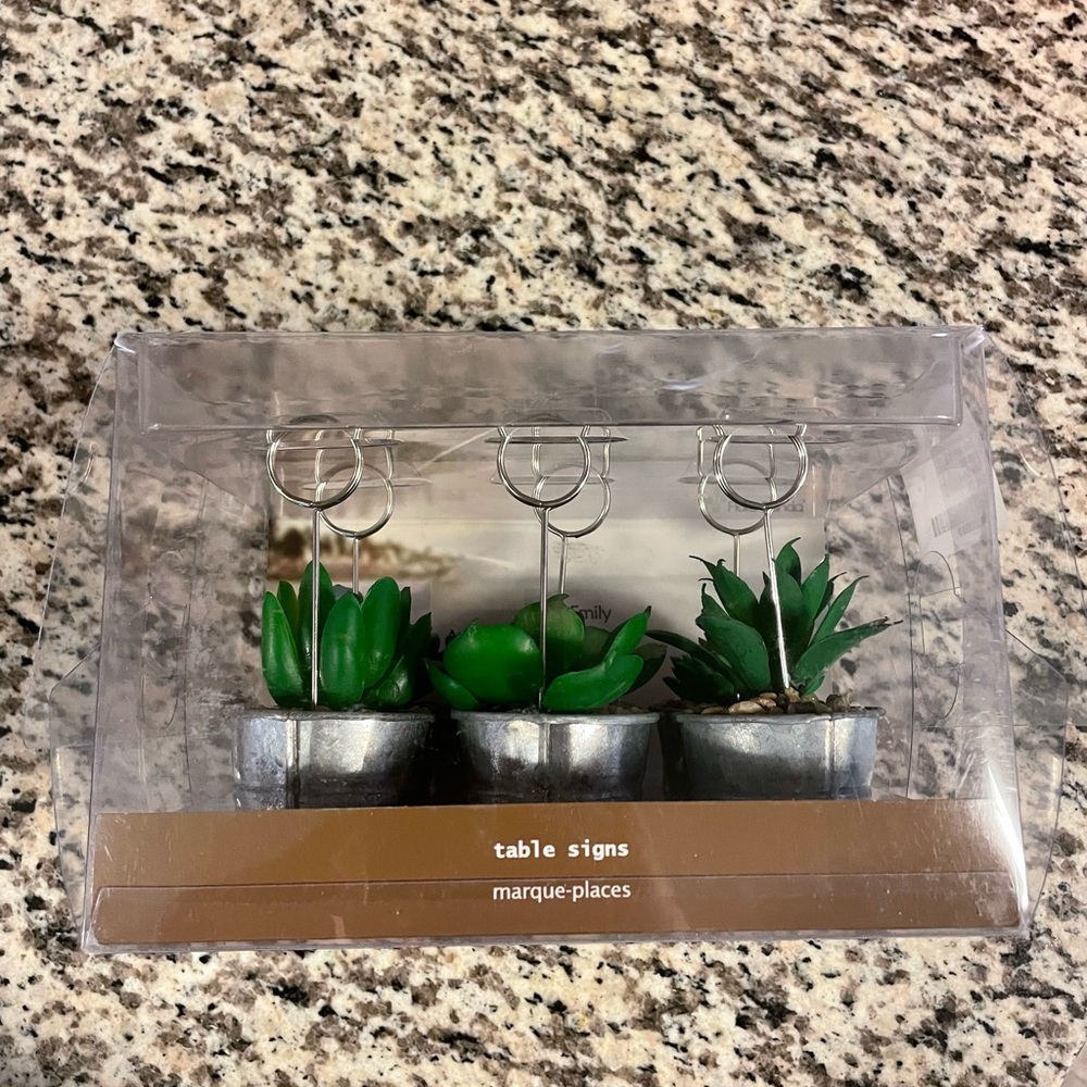 Succulent Table Signs - Picture 5 of 6